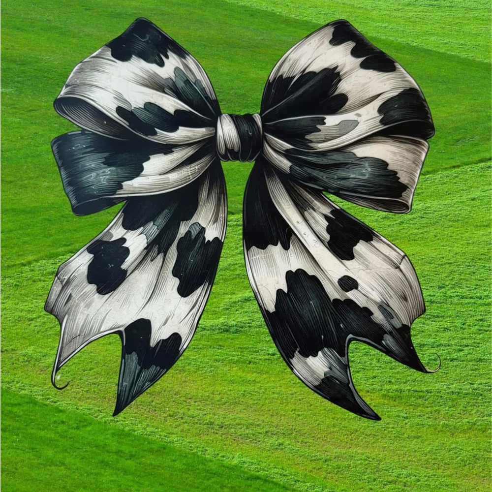Black and White Bow Graphic Tee